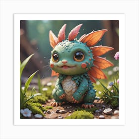 Little Dragon Art Print