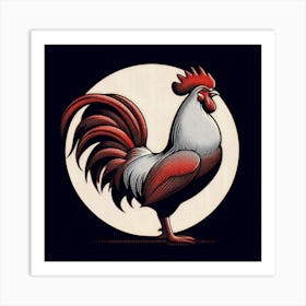 Rooster 6 Art Print