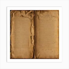 Book Of The Constitution Art Print