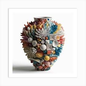 Vase Of Flowers Art Print