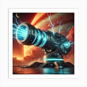 A Sci Fi Depiction Of The Wrath Cannon Visual 1 Art Print