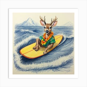 Hawaiian Deer 6 Art Print