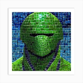 Green Warrior Art Print