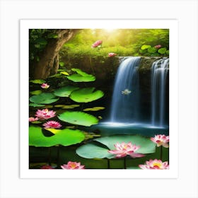 Lotus Lily 2 Art Print