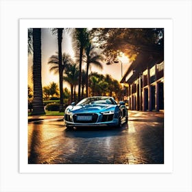 Audi R8 1 Art Print