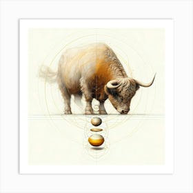 Animal Creative Portrai Illustrationt 7 Art Print