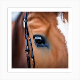 Close Up Of A Horse'S Eye 7 Art Print