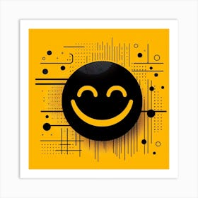 Smiley Face 23 Art Print