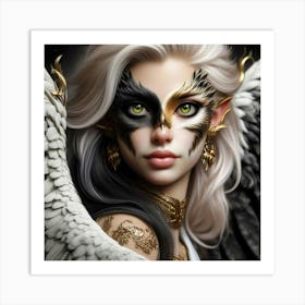 Angelic Beauty Art Print