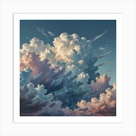 Cloudy Sky 3 Art Print