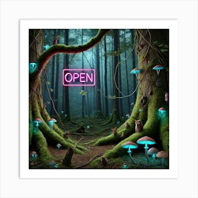 Open Forest Art Print