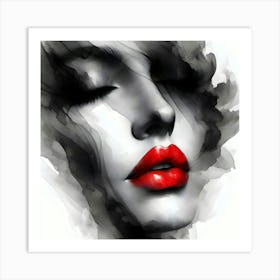 Black And White Painting Art Print