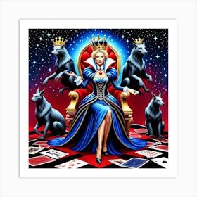 Queen Of Hearts 14 Art Print