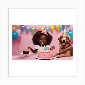 Birthday Girl Art Print