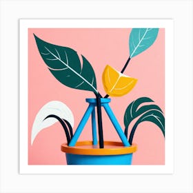 Plant In A Pot 9 Art Print