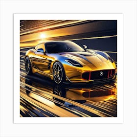 Aston Martin V12 Art Print