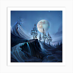 Moonlight 1 Art Print