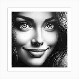 Portrait Of A Woman 104 Art Print