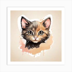 Cute Kitten 1 Art Print