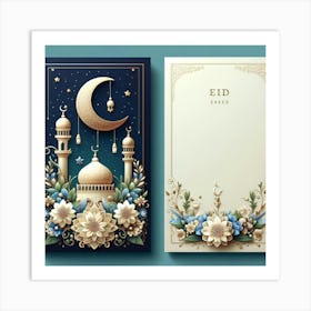 Eid Card Art Print