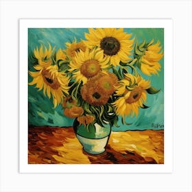 Sunflowers 14 Art Print