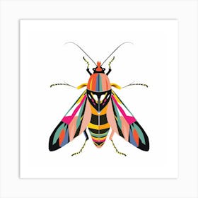 Colorful Moth Art Print