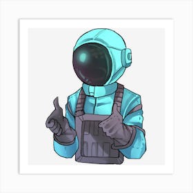 Cyan Mieyx Art Print