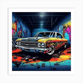 Graffiti Car 1 Art Print