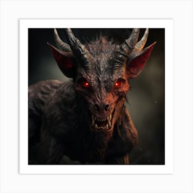 Demon 10 Art Print