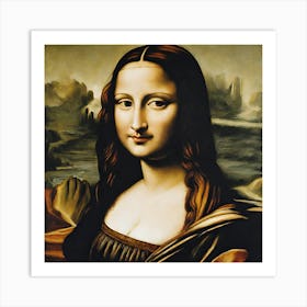 Mona Lisa 1 Art Print