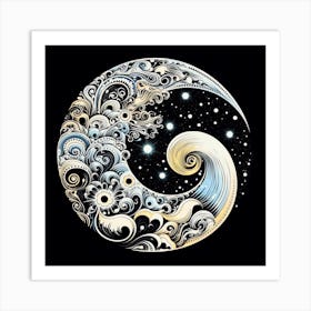 Yin Yang 40 Art Print