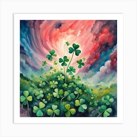 Clover Art Print