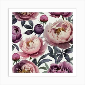 Peonies Art Print