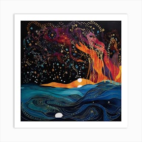 Starry Night 1 Art Print