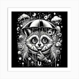 Oig4 cat Art Print