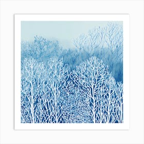 Winter Trees Art Print