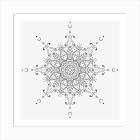 Henna Mandala 01 Art Print