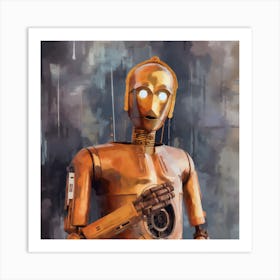 Star Wars C-3po Art Print