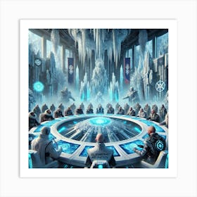 Frozen Assembly Legislative Body Art Print