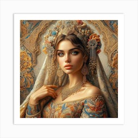 Russian Beauty Art Print