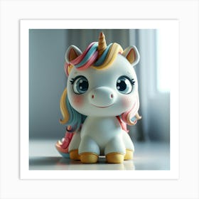 Cute Unicorn 870 Art Print