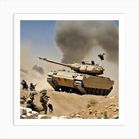 M4a1 Tank Art Print