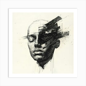 'The Head' 6 Art Print