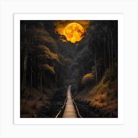 Full Moon Art Print