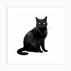 Black Cat 5 Art Print