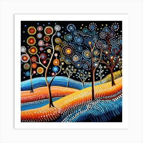 Aboriginal Art8 Art Print