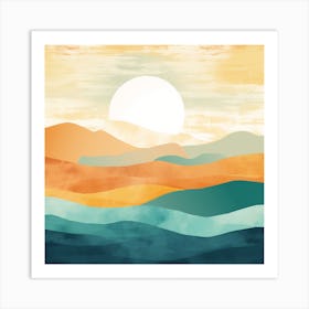 The Sun Rising Art Print