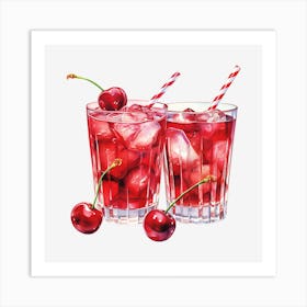 Cherry Iced Tea 10 Art Print