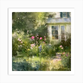 Flower Symphony Botanical Garden 10 Art Print