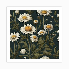 Chamomile Illustration Medical Botany Art Print 3 Art Print